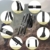 Anbte Wanderstöcke Faltbar Trekkingstöcke aus 7075 Aluminium Ultraleicht Nordic Walking Stöcke Verstellbar 120-135cm Wanderstock mit 5 Paar Gummipuffer | Eva-Schaum Griff | für Trekking - 6