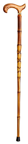 Baston Gehhilfe, Bambusrohr und Holzgriff, sehr leicht (616) - 4