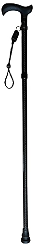 Deluxe Gehstock aus Kohlefaser, 4-teilig, zusammenklappbar, verstellbar, für Damen und Herren, mit weichem Griff, 85,1 cm bis 95,2 cm, 33.5' to 37.5' (12' x 4.5' x 3.5' folded) - 6