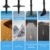 FRECOO Nordic Walking Stöcke, Wanderstöcke Faltbar verstellbar 110-130cm,7075 Aluminium Wanderstock mit Wasserfeste Tasche und 4 Paar Gummipuffer, Wanderstöcke für Trekking, Walking und Wanderungen - 5