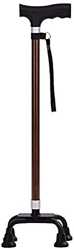 Gehstock Älterer Multifunktionsstock 10x Erweiterung Gehstock Board Stock Elder Man Stock Elder Crutch Vier rutschfeste Aluminiumlegierung - 1