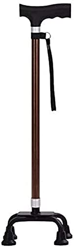 Gehstock Älterer Multifunktionsstock 10x Erweiterung Gehstock Folo Board Stock Elder Man Stock Elder Crutch Vier rutschfeste Aluminiumlegierung - 1
