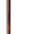 Gehstock aus Holz, dunkelbraun, 92 cm, sehr robust. (612) - 3
