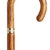 Gehstock mit gebogenem Holzgriff mit Griff aus gedämpftem Holz, leicht 0,3 kg, Höhe 90 cm (570) - 1