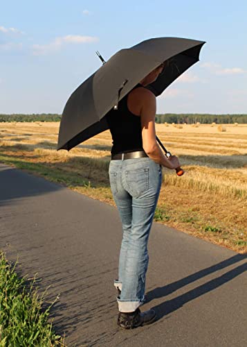 iX-brella Stützschirm Selbstverteidigungsschirm extrem stabil (schwarz) - 5