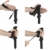 JELEX Nature Teleskop Walking Stöcke Silber für Nordic Walking verstellbar, inkl. diverser Aufsätze für Outdoor Aktivitäten, ultraleichte Wanderstöcke mit Antishock-Technologie (Schwarz) - 6