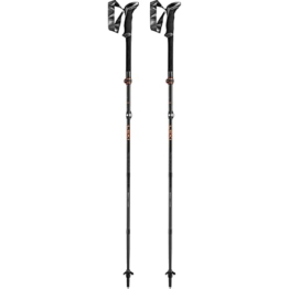 LEKI Makalu FX Carbon Stöcke, Black-orange-naturalcarbon, 110-130CM - 1